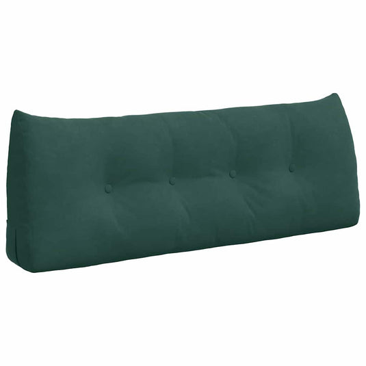 Vidaxl rugkussen donkergroen 120 x 24 x 50 cm fluweel