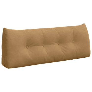 Vidaxl rugkussen bruin 120 x 24 x 50 cm fluweel