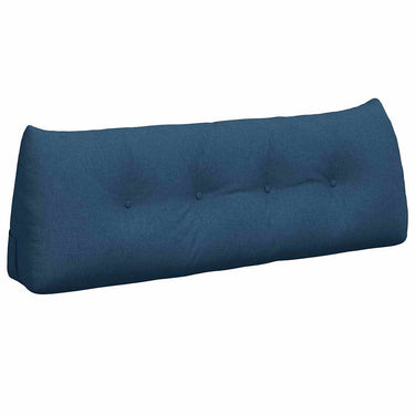 Vidaxl rugkussen blauw 140 x 24 x 50 cm stof
