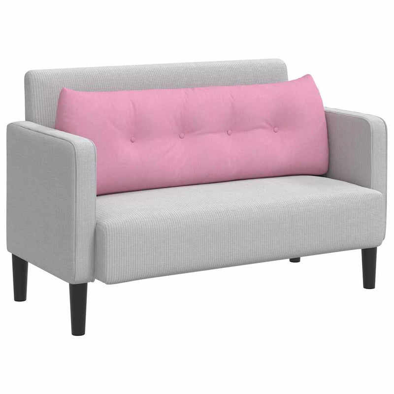 Load image into Gallery viewer, Vidaxl rugkussen roze 140 x 24 x 50 cm stof
