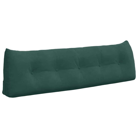 Vidaxl rugkussen donkergroen 160 x 24 x 50 cm fluweel
