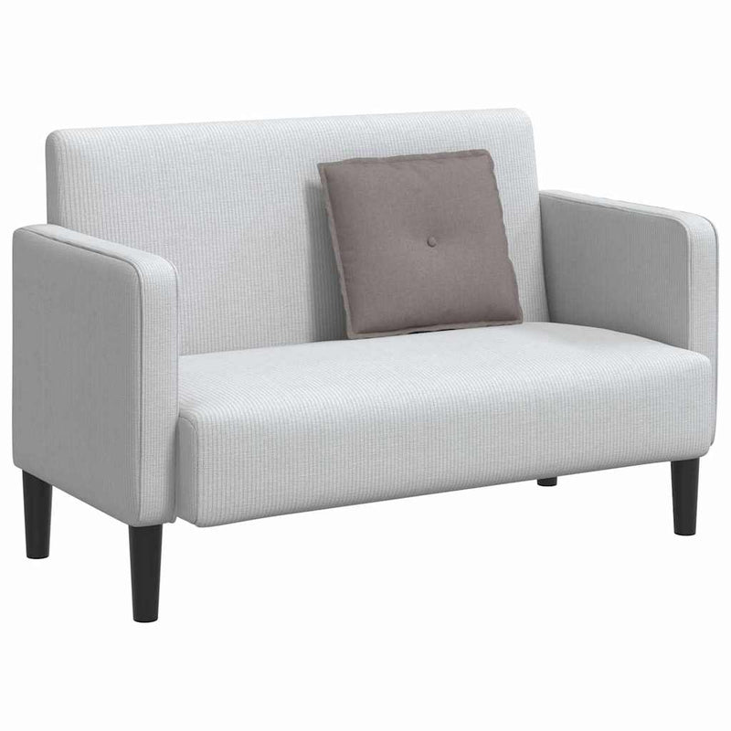 Load image into Gallery viewer, Vidaxl rugkussen taupe 50 x 19 x 45 cm stof
