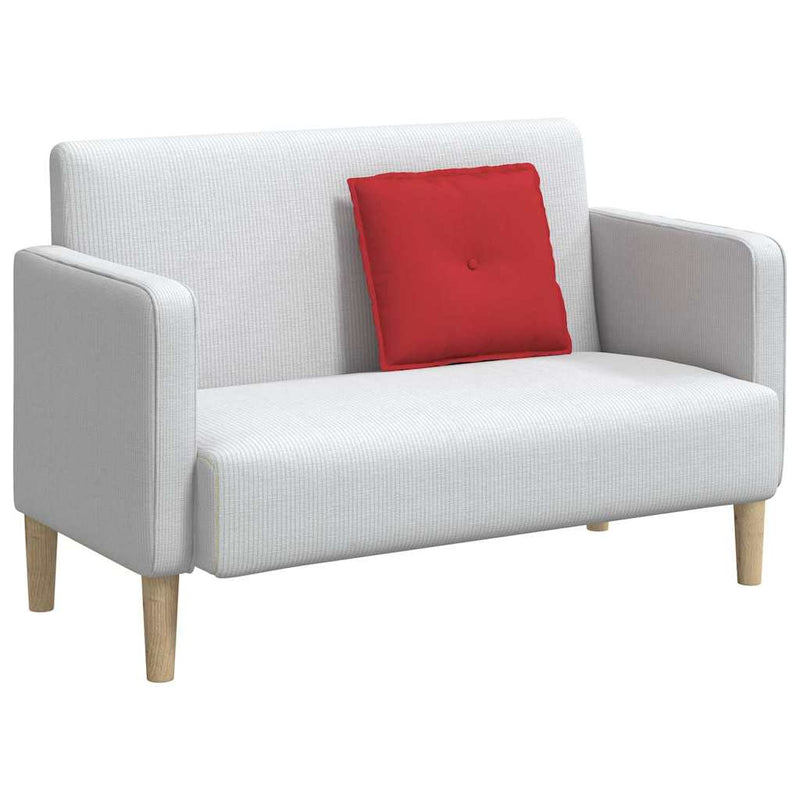 Load image into Gallery viewer, Vidaxl rugkussen rood 50 x 19 x 45 cm stof
