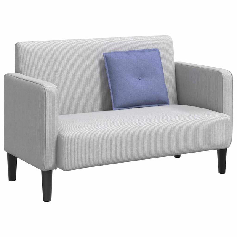 Load image into Gallery viewer, Vidaxl rugkussen jeans blauw 50 x 19 x 45 cm stof
