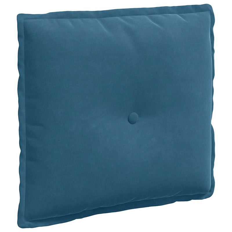 Load image into Gallery viewer, Vidaxl rugkussen blauw 50 x 45 cm cordstof
