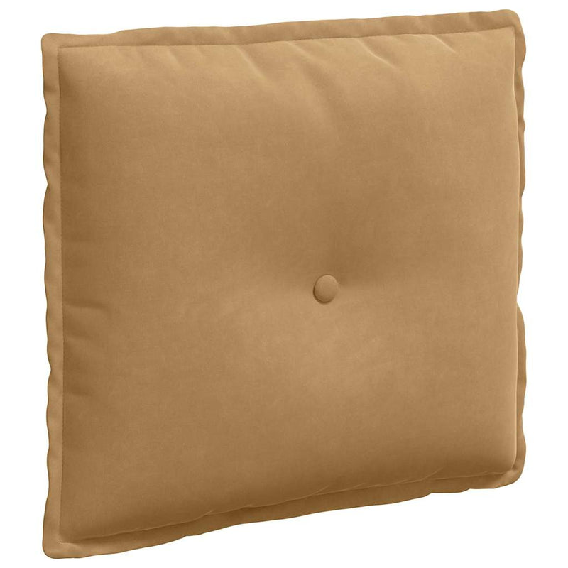 Load image into Gallery viewer, Vidaxl rugkussen bruin 50 x 45 cm cordstof
