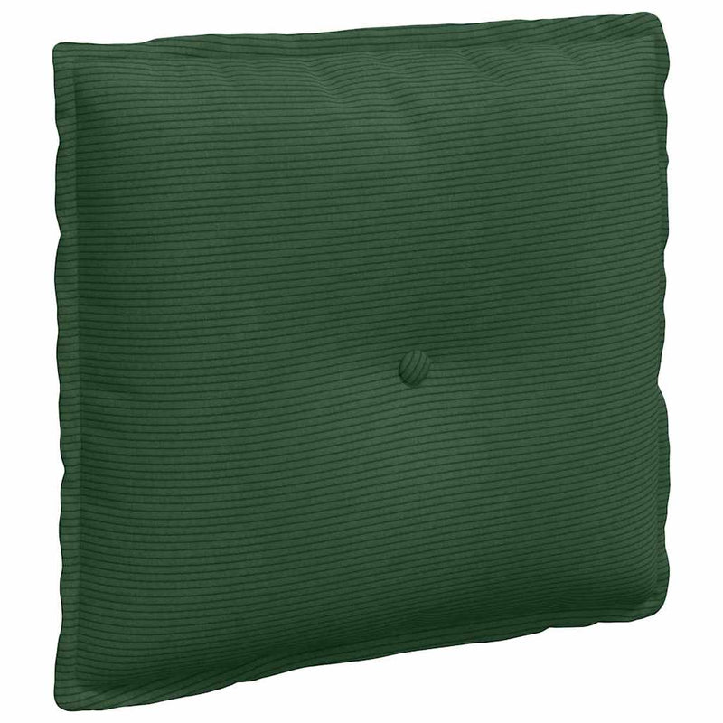 Load image into Gallery viewer, Vidaxl rugkussen jungle groen 50 x 45 cm cordstof

