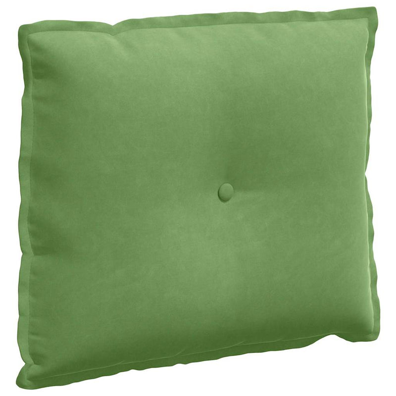 Load image into Gallery viewer, Vidaxl rugkussen lichtgroen 60 x 50 cm cordstof

