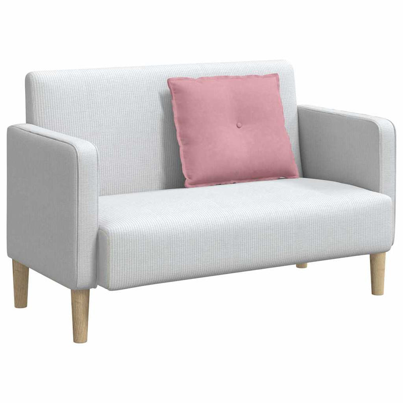 Load image into Gallery viewer, Vidaxl rugkussen roze 60 x 50 cm cordstof
