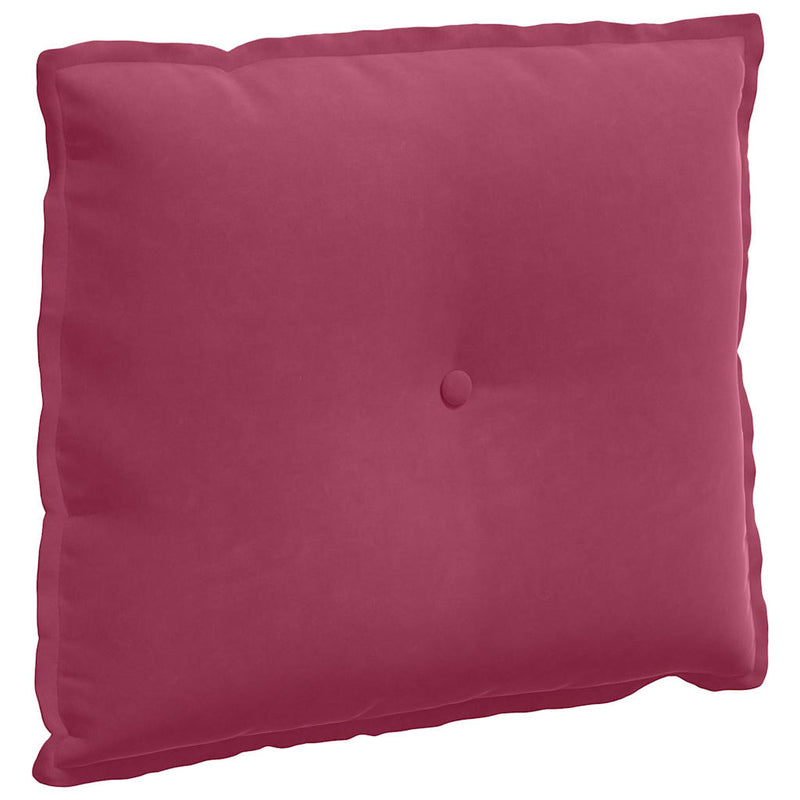 Load image into Gallery viewer, Vidaxl rugkussen wijnrood 60 x 50 cm cordstof
