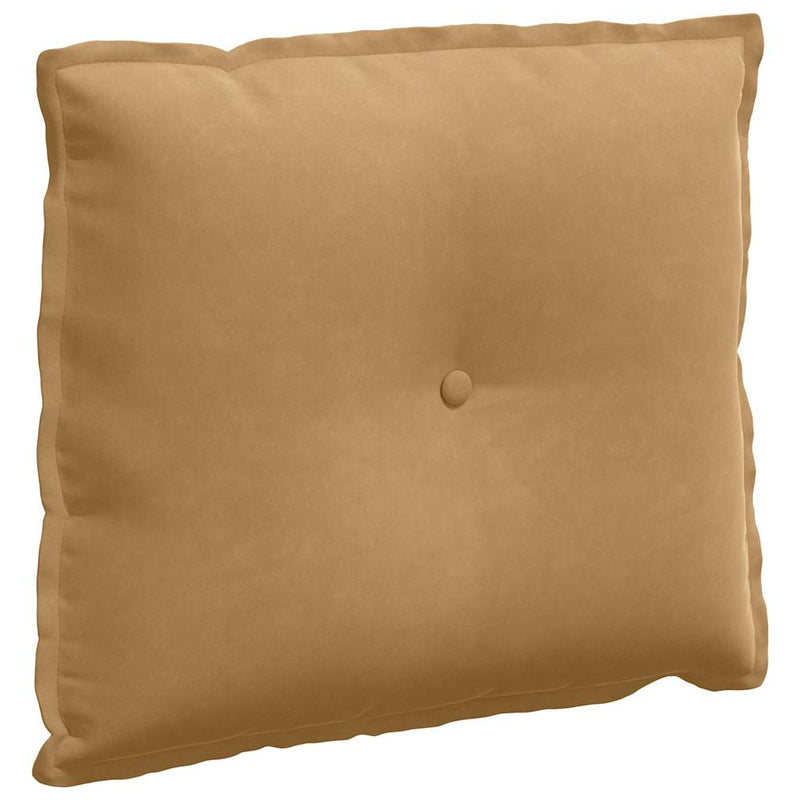 Load image into Gallery viewer, Vidaxl rugkussen bruin 60 x 50 cm cordstof
