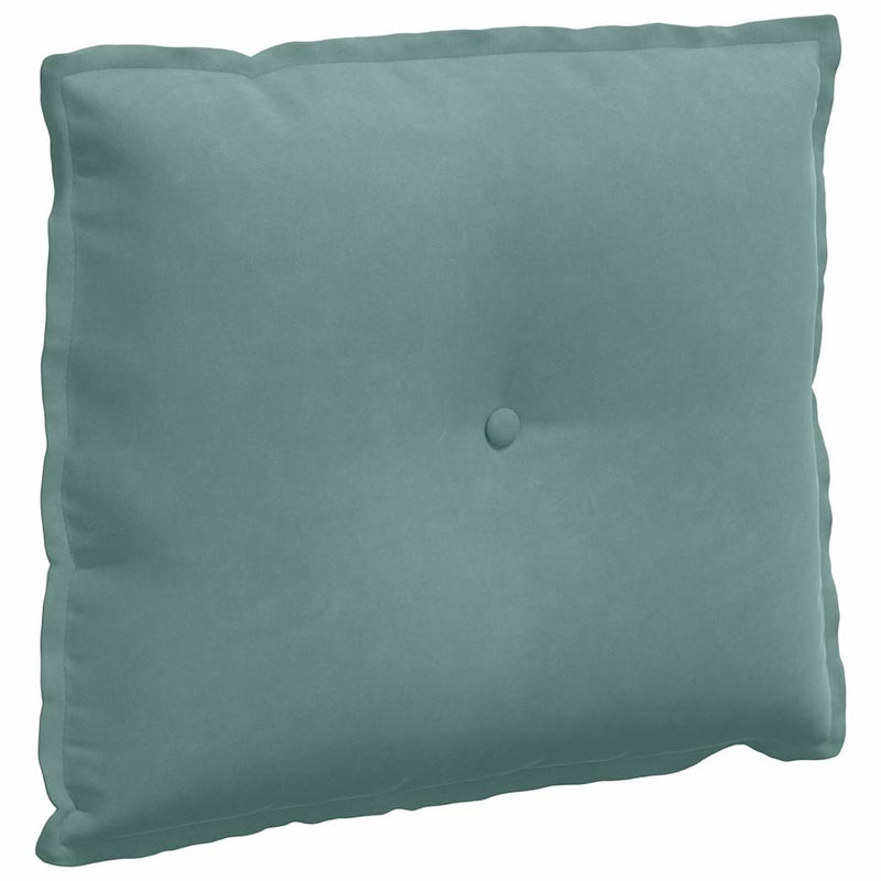 Load image into Gallery viewer, Vidaxl rugkussen zeegroen 60 x 50 cm cordstof
