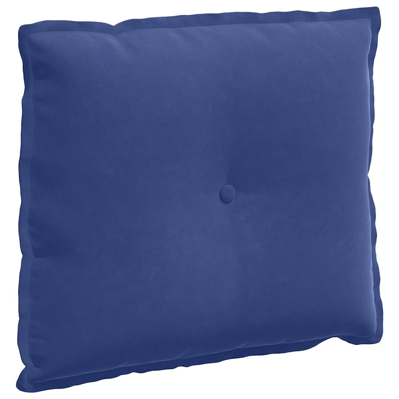 Load image into Gallery viewer, Vidaxl rugkussen politieblauw 60 x 50 cm cordstof
