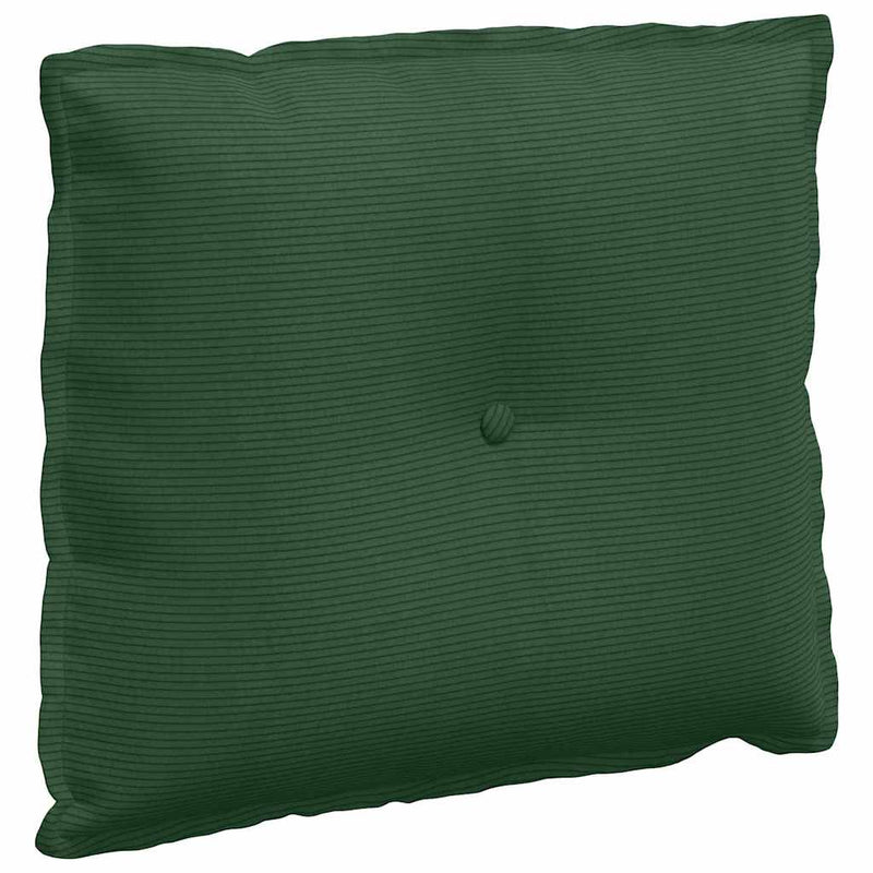 Load image into Gallery viewer, Vidaxl rugkussen jungle groen 60 x 50 cm cordstof
