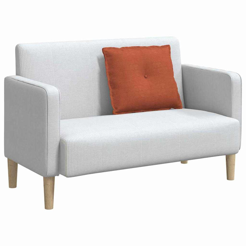 Load image into Gallery viewer, Vidaxl rugkussen rood-oranje 60 x 50 cm cordstof
