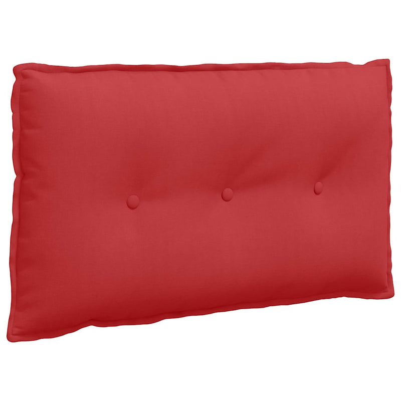 Load image into Gallery viewer, Vidaxl rugkussen rood 80 x 19 x 50 cm stof
