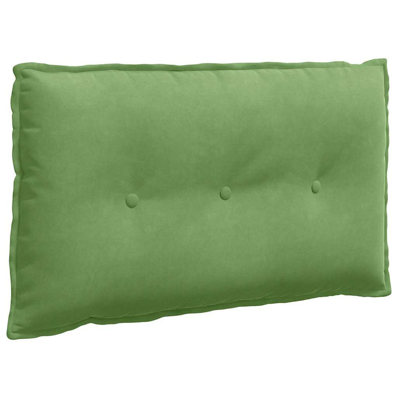 Load image into Gallery viewer, Vidaxl rugkussen lichtgroen 80 x 50 cm cordstof
