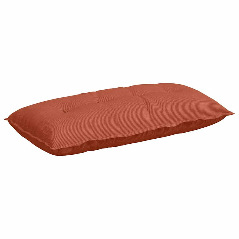 Load image into Gallery viewer, Vidaxl rugkussen rood-oranje 100 x 50 cm cordstof
