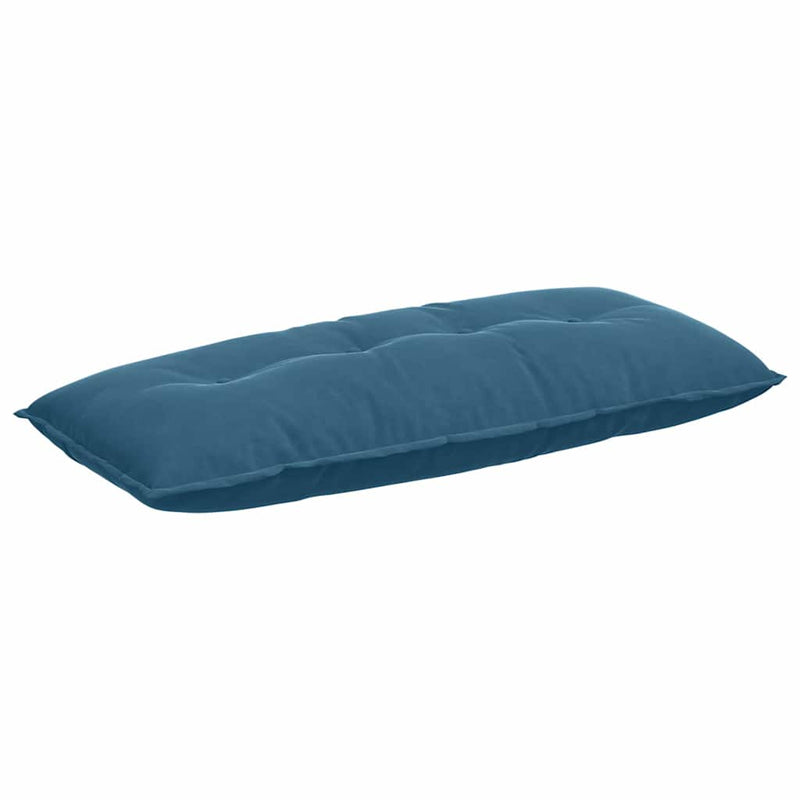 Load image into Gallery viewer, Vidaxl rugkussen blauw 120 x 50 cm cordstof
