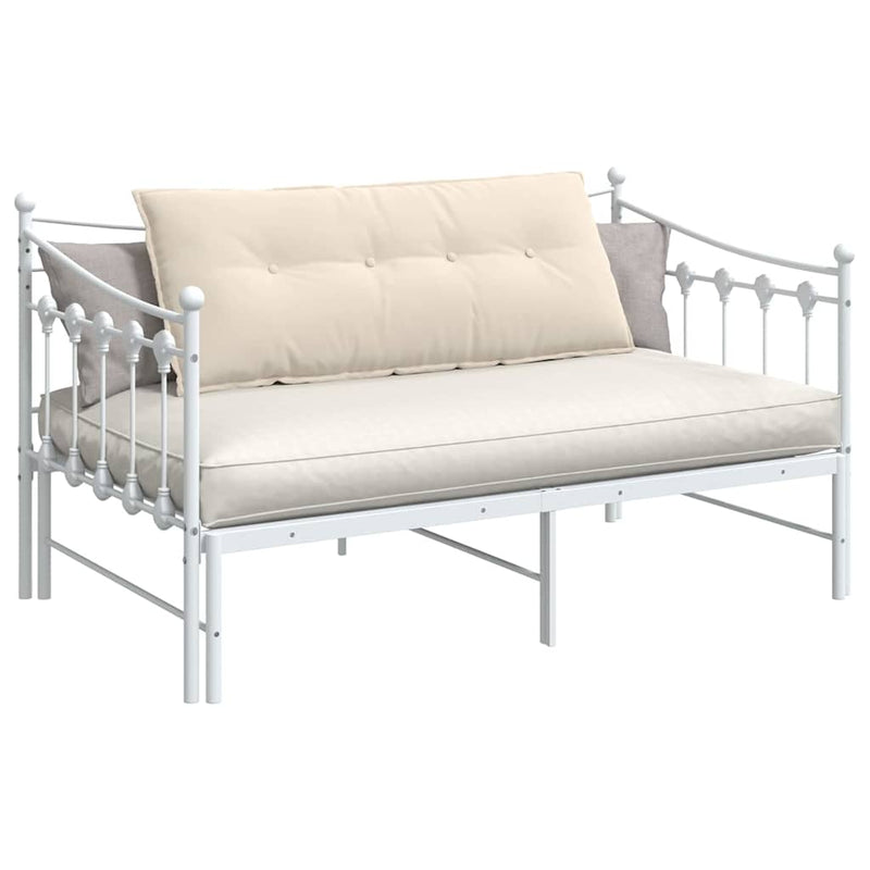 Load image into Gallery viewer, Vidaxl rugkussen beige 120 x 50 cm microvezel stof
