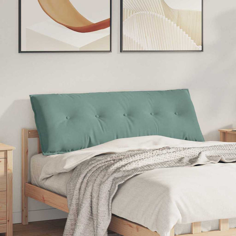 Load image into Gallery viewer, Vidaxl rugkussen zeegroen 140 x 50 cm cordstof
