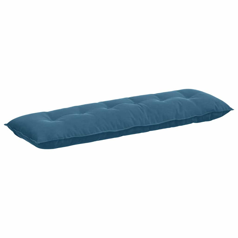 Load image into Gallery viewer, Vidaxl rugkussen blauw 160 x 50 cm cordstof
