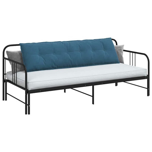 Vidaxl rugkussen blauw 180 x 50 cm katoen stof