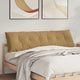 Vidaxl rugkussen bruin 180 x 50 cm katoen stof