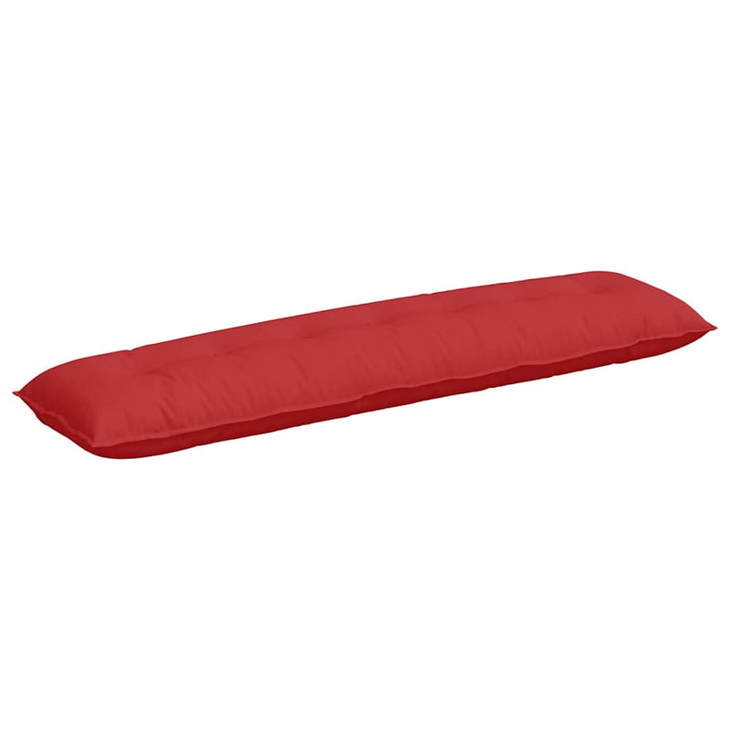 Load image into Gallery viewer, Vidaxl rugkussen rood 200 x 19 x 50 cm stof
