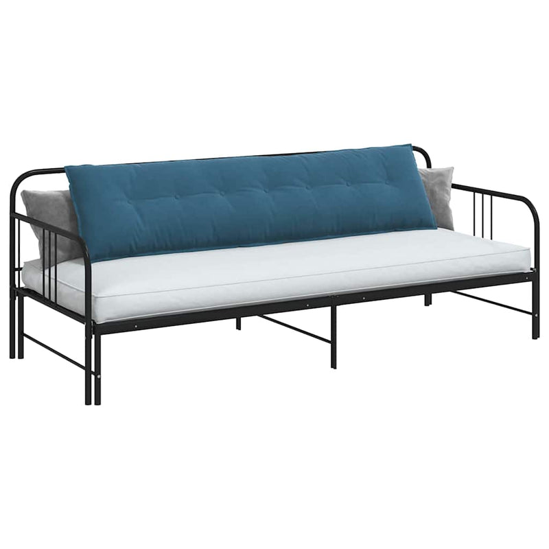 Load image into Gallery viewer, Vidaxl rugkussen blauw 200 x 50 cm cordstof
