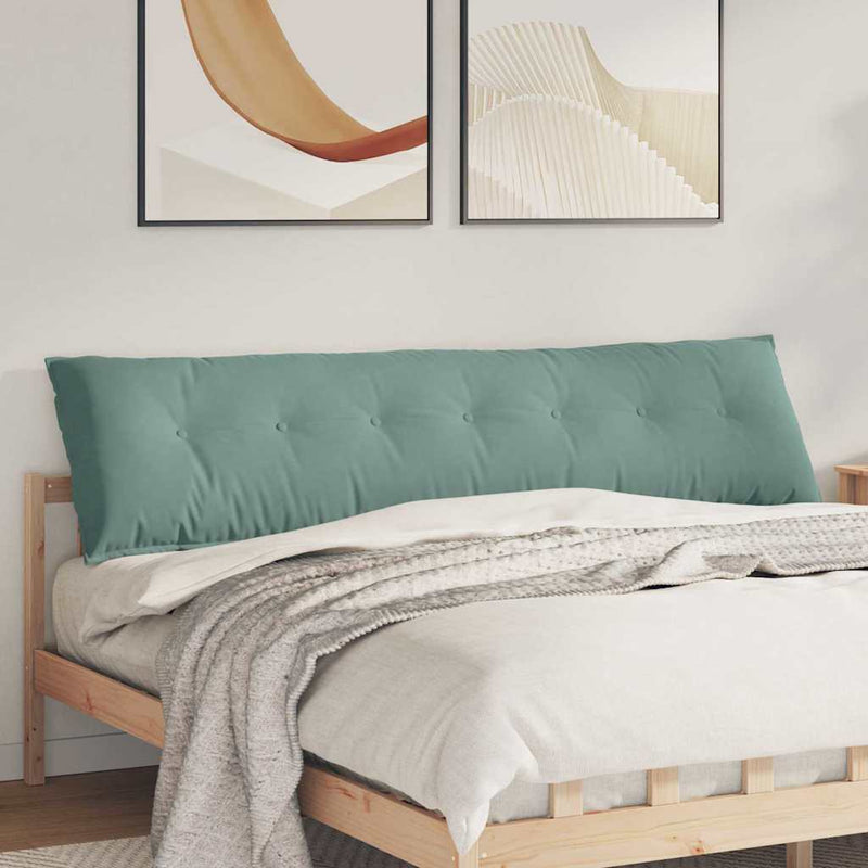 Load image into Gallery viewer, Vidaxl rugkussen zeegroen 200 x 50 cm cordstof
