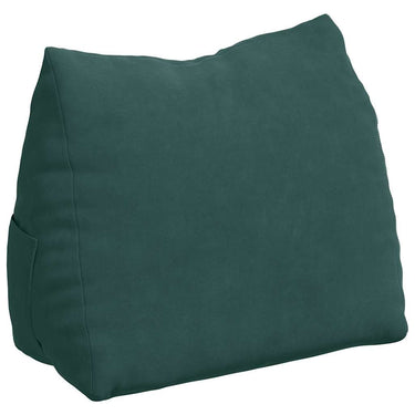 Vidaxl rugkussen donkergroen 45 x 20 x 35 cm cordstof
