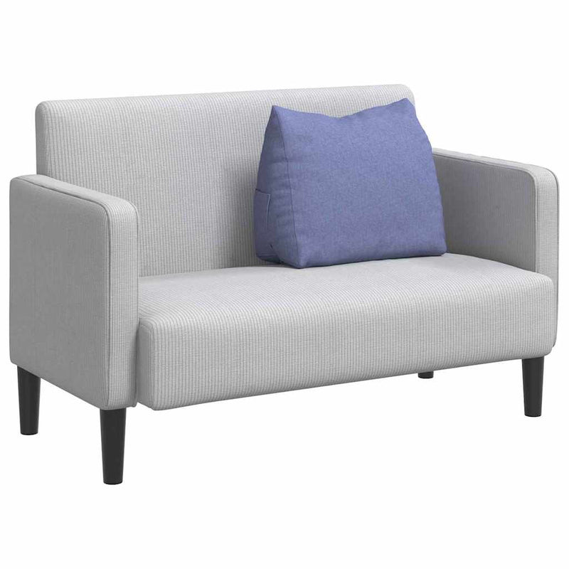Load image into Gallery viewer, Vidaxl rugkussen jeans blauw 60 x 20 x 50 cm stof
