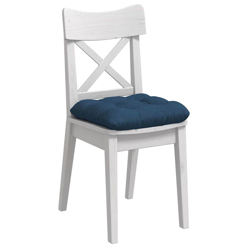 Load image into Gallery viewer, Vidaxl zitkussens 4 pcs blauw 45 x 45 x 12 cm stof
