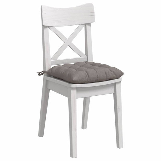 Vidaxl zitkussens 4 pcs taupe 40 x 40 x 6 cm stof