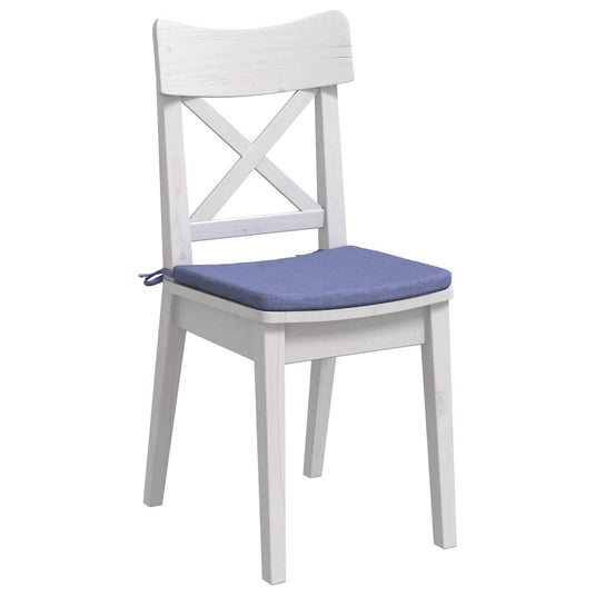 Vidaxl zitkussens 4 pcs jeans blauw 40 x 40 x 3 cm stof