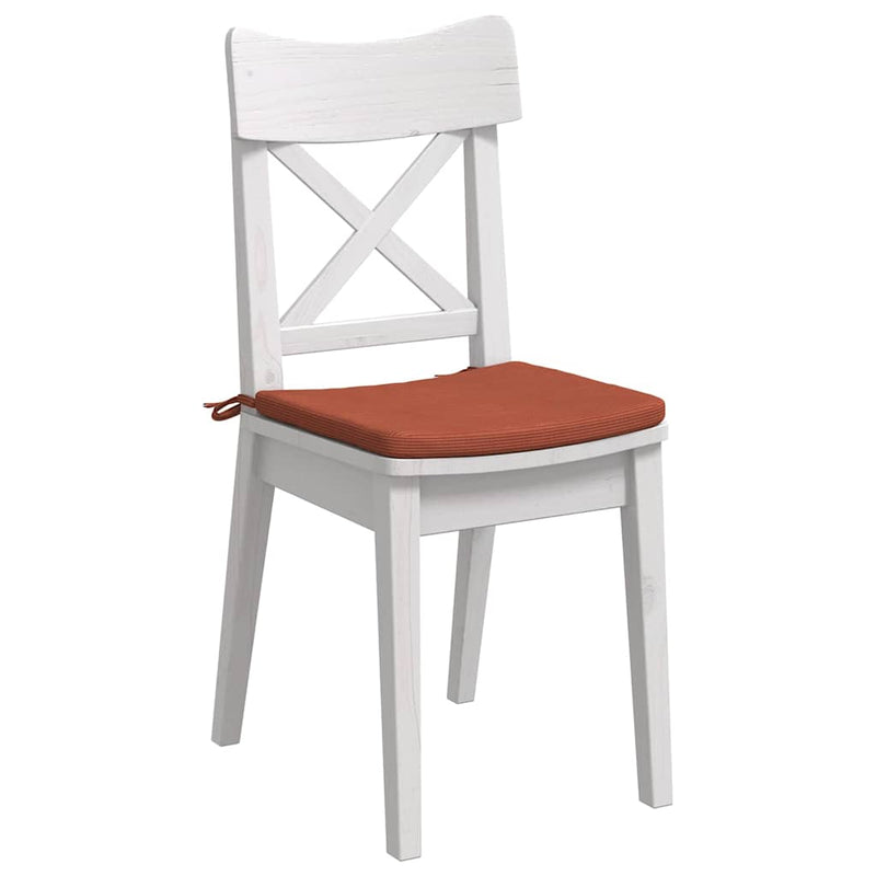 Load image into Gallery viewer, Vidaxl zitkussens 4 pcs rood-oranje 40 x 40 x 3 cm katoen stof
