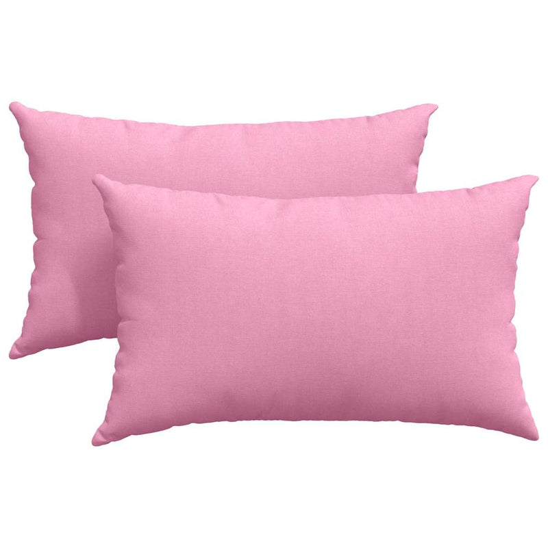 Load image into Gallery viewer, Vidaxl sofa kussens 2 pcs roze 50 x 30 cm stof
