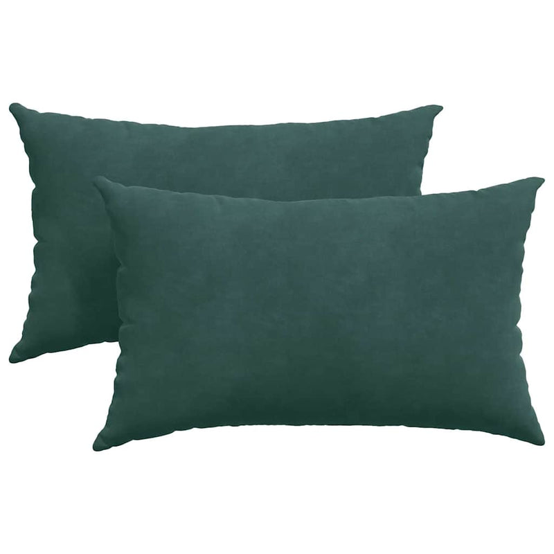 Load image into Gallery viewer, Vidaxl sofa kussens 2 stuks donkergroen 50 x 30 cm cordstof
