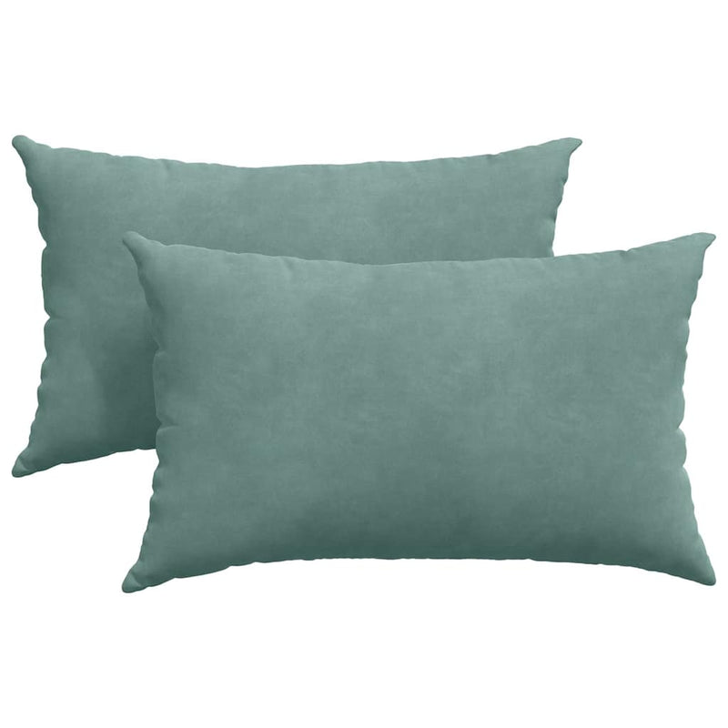Load image into Gallery viewer, Vidaxl sofa kussens 2 stuks zeegroen 50 x 30 cm cordstof
