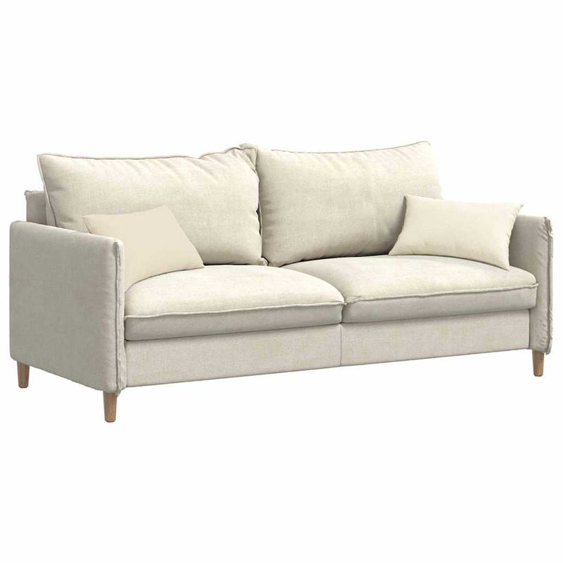 Load image into Gallery viewer, Vidaxl sofa kussens 2 stuks crème 50 x 30 cm cordstof
