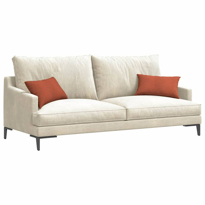 Load image into Gallery viewer, Vidaxl sofa kussens 2 stuks rood-oranje 50 x 30 cm cordstof
