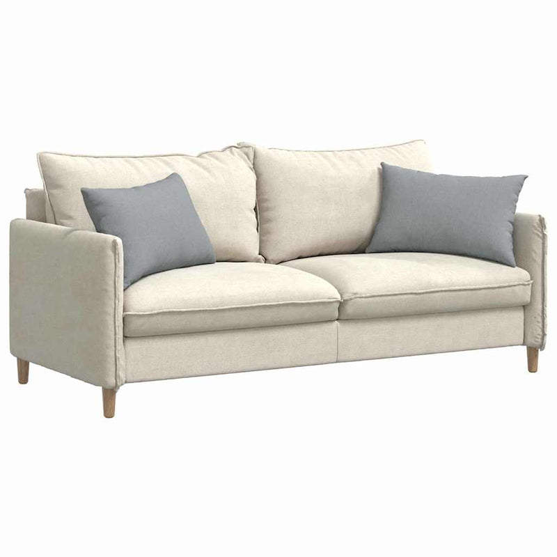 Load image into Gallery viewer, Vidaxl sofa kussens 2 pcs lichtgrijs 60 x 40 cm stof
