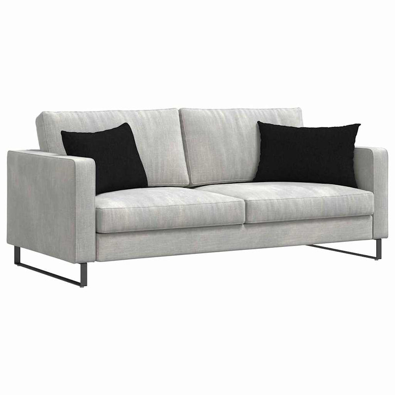 Load image into Gallery viewer, Vidaxl sofa kussens 2 pcs zwart 60 x 40 cm stof
