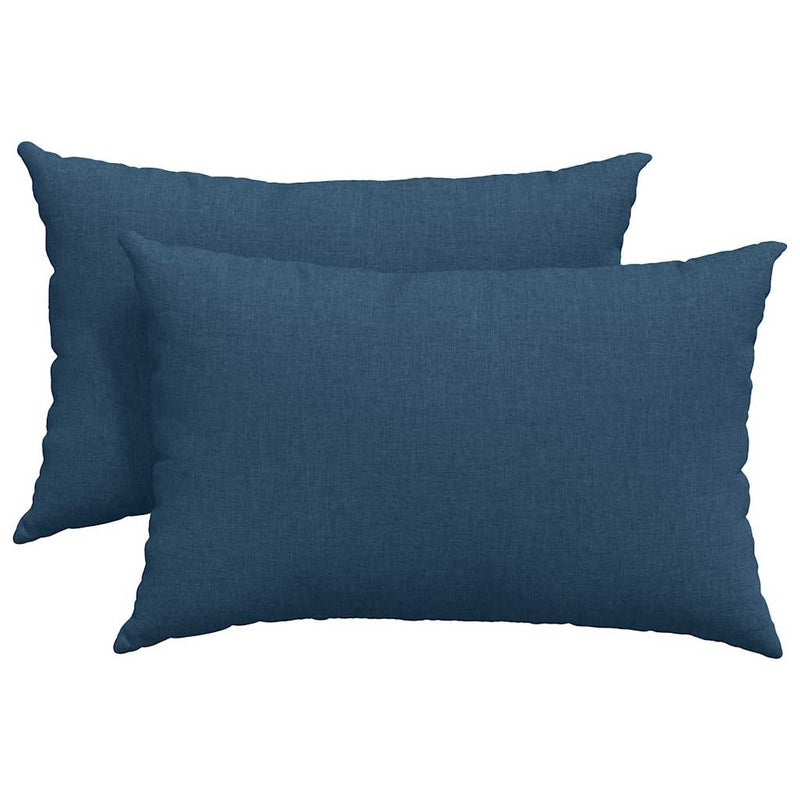 Load image into Gallery viewer, Vidaxl sofa kussens 2 pcs blauw 60 x 40 cm stof
