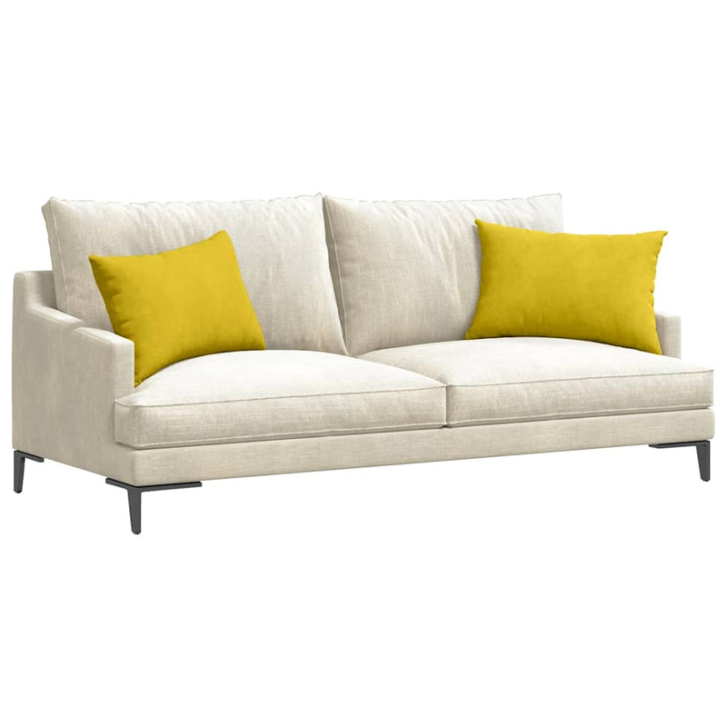 Load image into Gallery viewer, Vidaxl sofa kussens 2 stuks geel 60 x 40 cm cordstof
