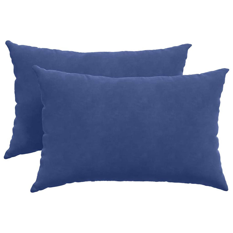 Load image into Gallery viewer, Vidaxl sofa kussens 2 stuks politieblauw 60 x 40 cm cordstof
