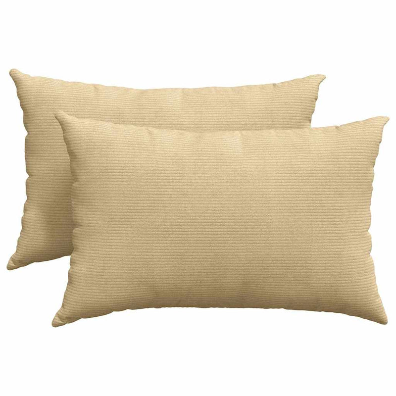 Load image into Gallery viewer, Vidaxl sofa kussens 2 stuks grijs groen 60 x 40 cm cordstof
