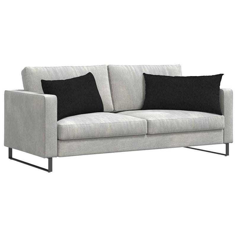 Load image into Gallery viewer, Vidaxl sofa kussens 2 pcs zwart 80 x 40 cm stof
