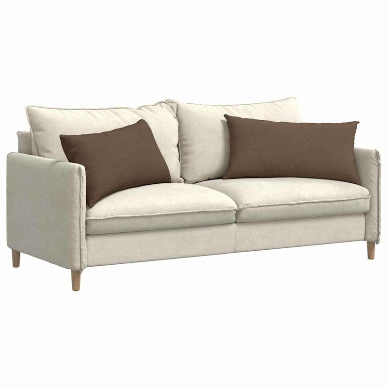 Load image into Gallery viewer, Vidaxl sofa kussens 2 pcs bruin 80 x 40 cm stof
